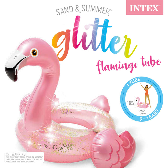 Glitter Flamingo Float.
