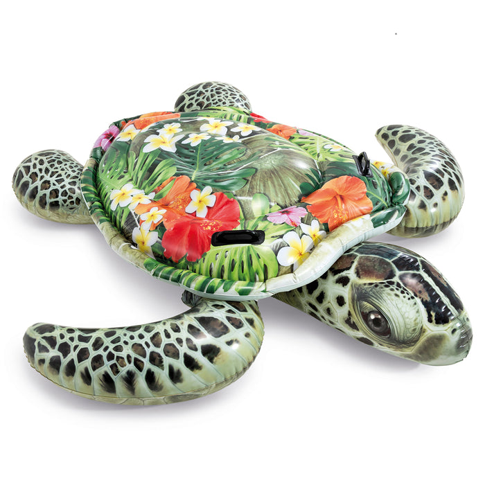 Intex Inflatable Realistic Sea Turtle Ride-On | Pool Floats