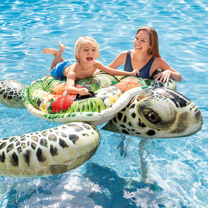 Inflatable Turtle Raft Intex Inflatable Realistic Sea Turtle Ride-On | Pool Floats | Gulf ...