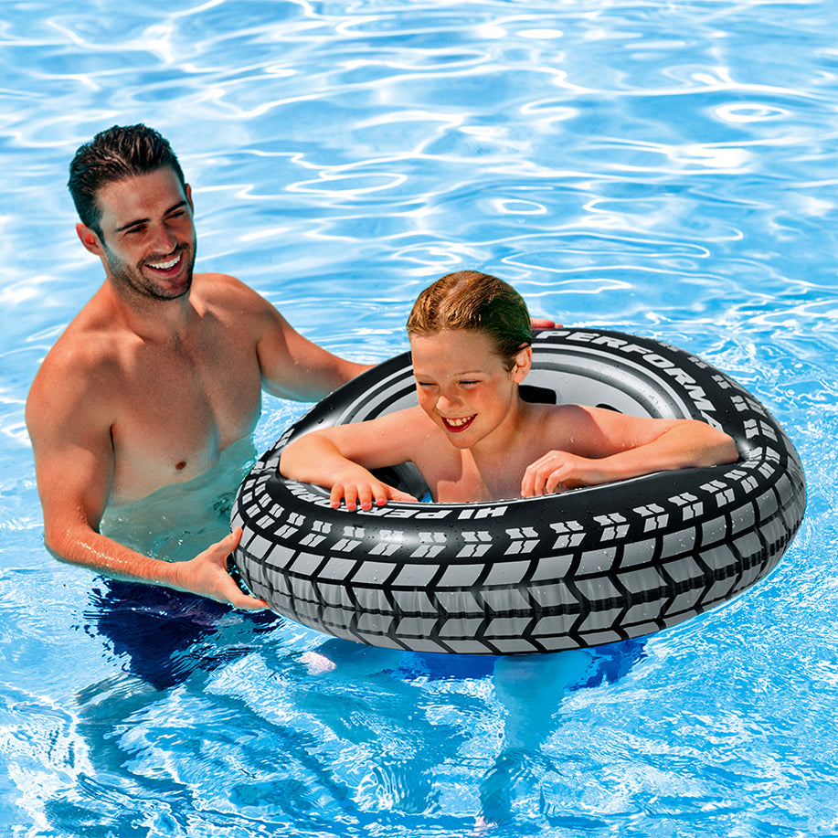 Intex Giant 36' Inflatable Tire Tubes for Pool, Lake and Ocean Fun ...