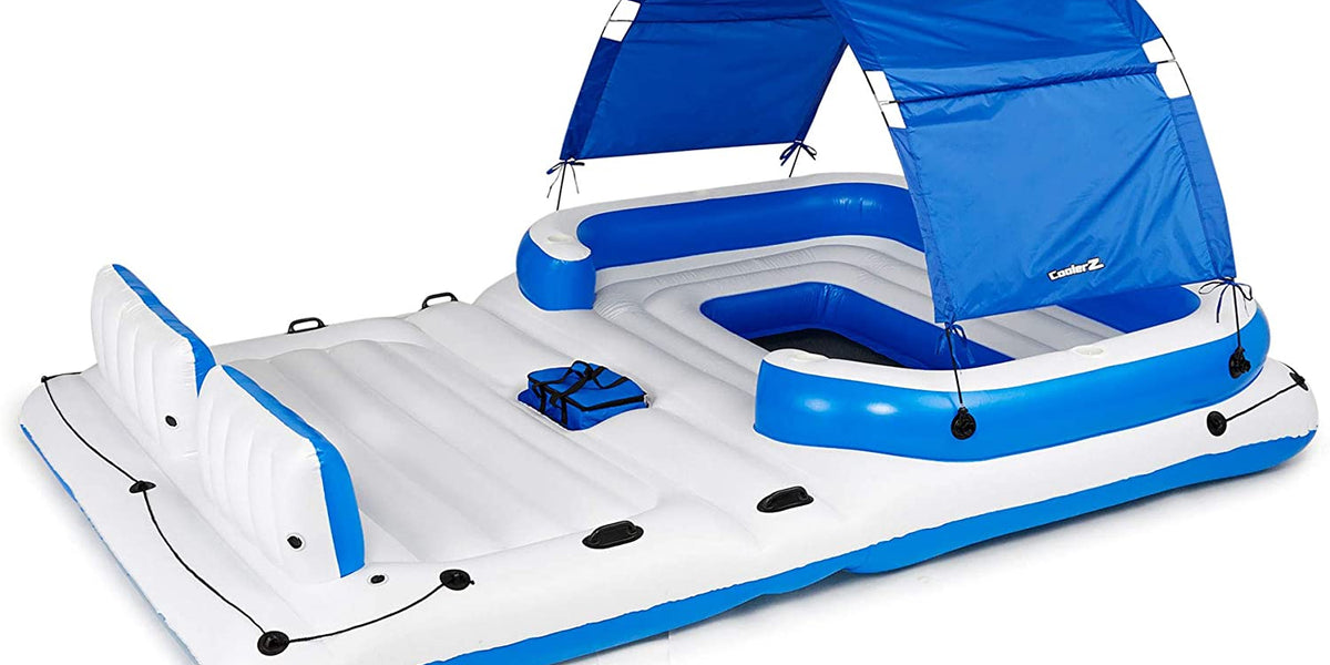 Giant top water raft