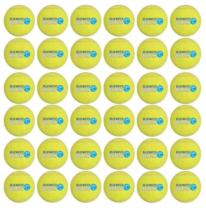 Bluewater Beach Tennis Balls Bulk (36 Pack)