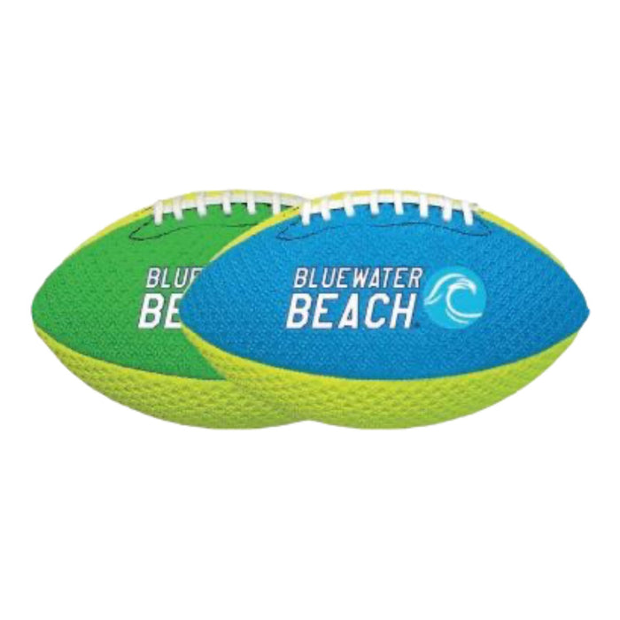 Bluewater Beach 11" Grip Textured Waterproof Football | Perfect for Outdoor Sports and Pool Toy, Beach Game