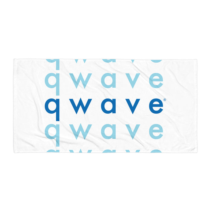 Qwave Ladies' Logo Aqua Towel